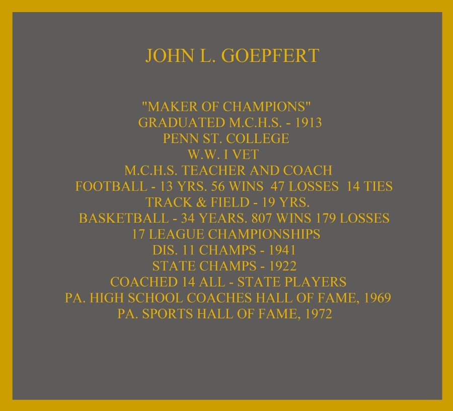 Goepfert Plaque